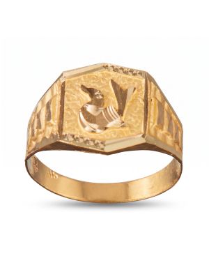 Baronial Urban Dove Gold Ring-hover