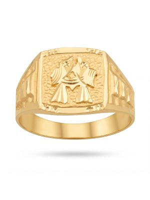 Minimalist Avian 22ct Gold Ring-hover