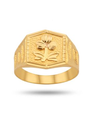 Baroque Bloom Gold Ring-hover