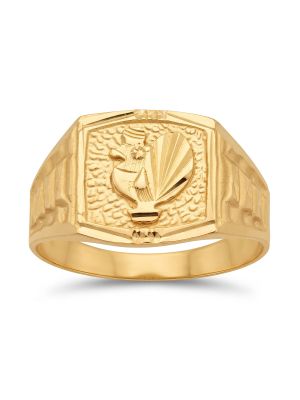 22 CT Modern Mayil Gold Ring-hover