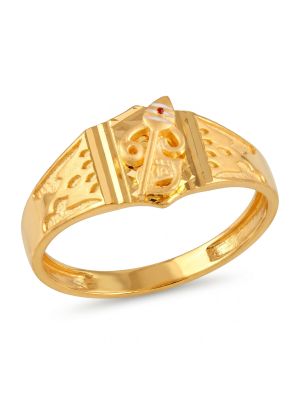 Om Vel Gold Ring-hover