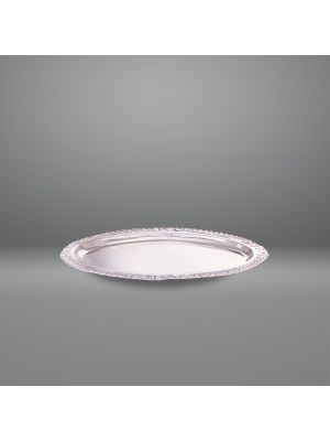 Silver Oval Plate-hover