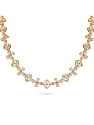 Latest Silver Fancy Necklace-hover