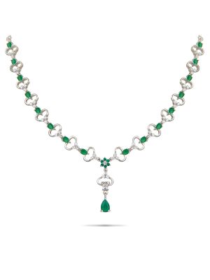Enchanting Silver Necklace-hover