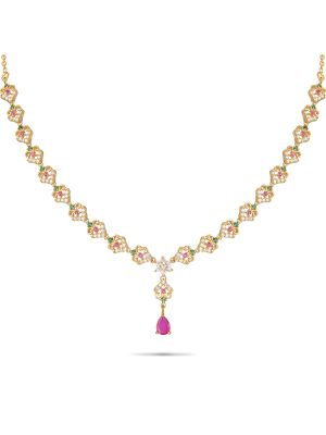 Enticing Silver Necklace-hover