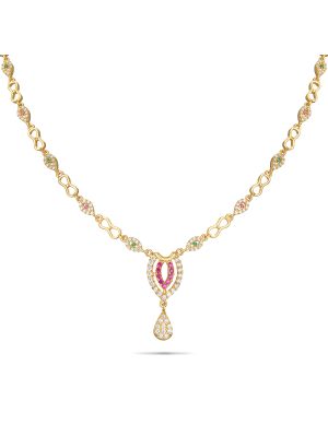 Enticing Silver Necklace-hover