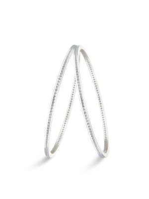 Fancy Silver Bangle For Girls-hover