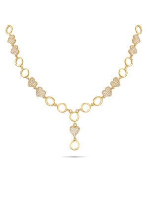 Enchanting Silver Casting Necklace-hover