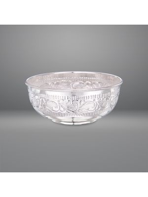Round Design Silver Bowl-hover