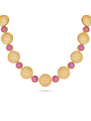 Elegant Silver Necklace-hover