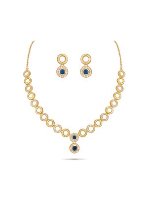 Latest Silver Fancy Necklace Set-hover
