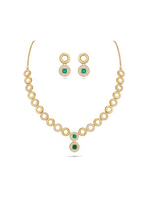 Latest Silver Fancy Necklace Set-hover