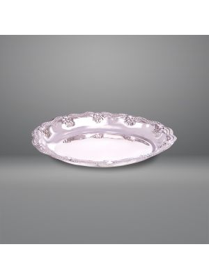 Silver Oval Plate-hover