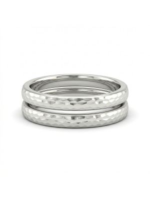 Traditional Lazer Silver Baby Bangle-hover