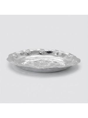 Spritual Divine Oval Silver Plate-hover