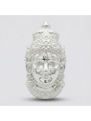 Divine Goddess Devi Silver Idol-hover
