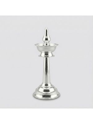 Traditional Guruvayur Silver Vilaku-hover