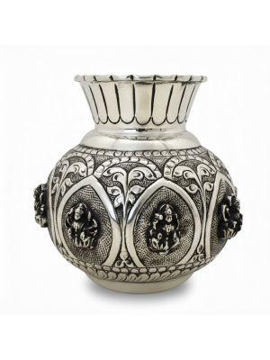 Traditional Divine Silver Chembu -hover