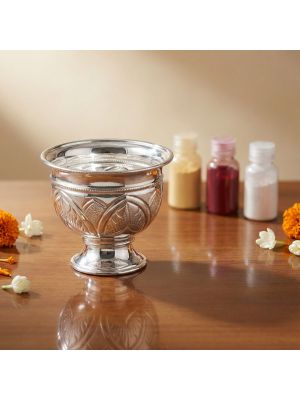 Ornate Leaf Silver Sandhana Pela-hover