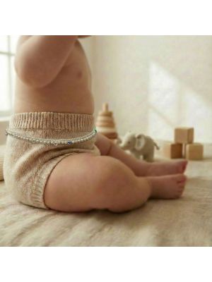 Dual Beads Teardrop Stone Silver Kodi-hover