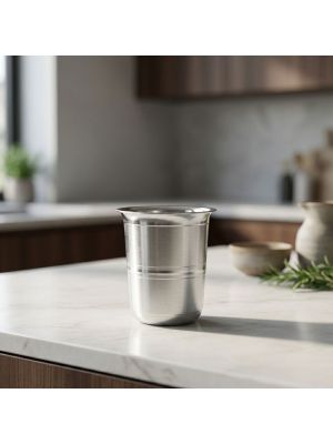 Grip Grooves Silver Tumbler-hover