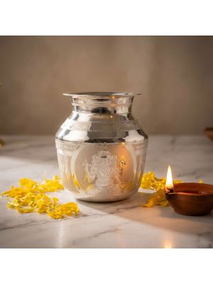 Auspicious Vinayagar Silver Chembu-hover