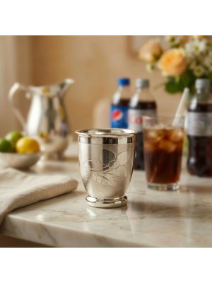 Fancy Artistic Silver Tumbler-hover