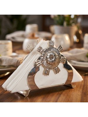 Fancy Floral Silver Stand-hover