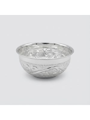 Heritage Floral Farex Silver Bowl-hover