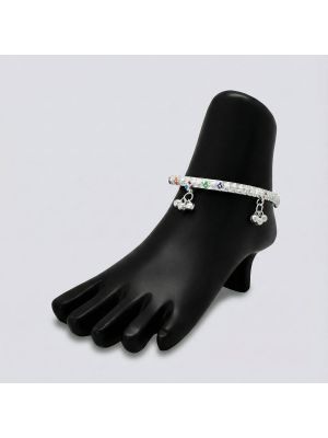 Bead Cluster Kuchi Mugappu Silver Kolusu-hover