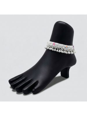 Fancy Color Silver Salangai Kolusu-hover