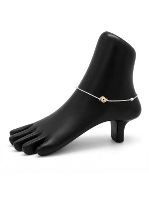 Classic Enamel Nazar Silver Kolusu-hover