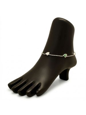 Elegance Nazar Silver Enamel Kolusu-hover