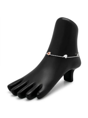 Elegance Nazar Silver Enamel Kolusu-hover