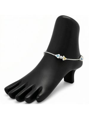 Fancy Silver Triple Heart Kolusu-hover