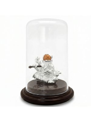 Elegant Silver Ganesha Statue-hover