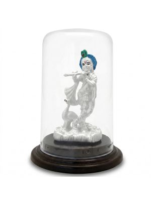 Divine Krishna Silver Idol-hover