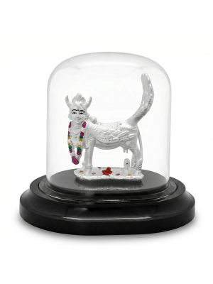 Auspicious Kamadenu Silver Idol-hover