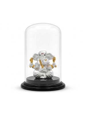 Lord Ganesh Silver Idol-hover
