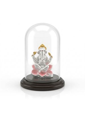 Lord Ganesh Silver Idol-hover