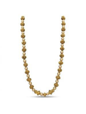 Elegant Antique Silver Pearl Chain-hover