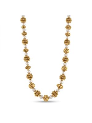 Elegant Antique Silver Pearl Chain-hover