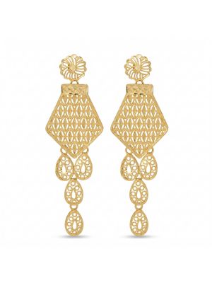 Filigree Silver Casting Turkey Drops-hover