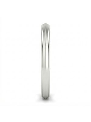 Fancy Men's Silver Beveled Ghadi-hover