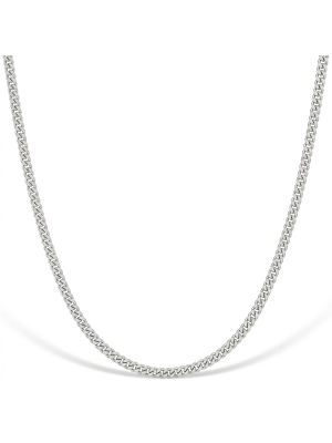 Silver Italian Curb Chain-hover