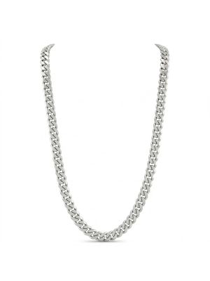 Silver Italian Curb Chain-hover