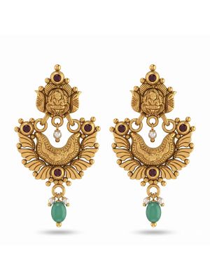 Lakshmi Nagas Temple Silver Drops-hover