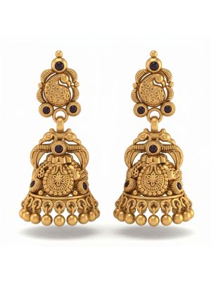 Traditional Mayil Heritage Silver Drops-hover