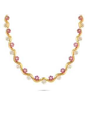 Fascinating Gold Necklace-hover