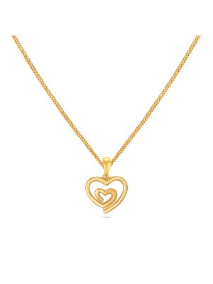 Gold Heart Pendant-hover